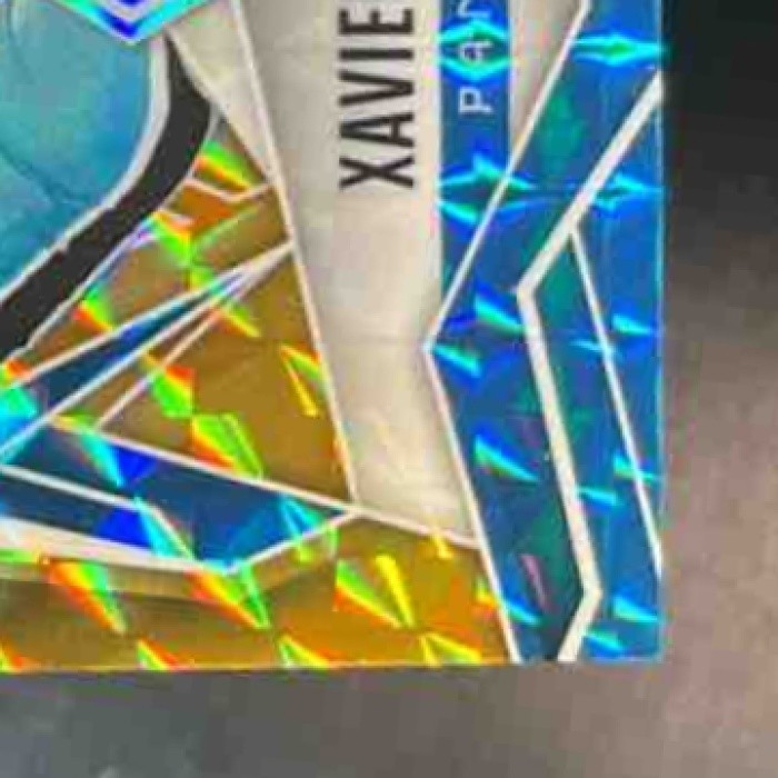 2025 Panini Phoenix Xavier Legette Gold Pyramids /10 #70 Carolina Panthers - Sports Cards
