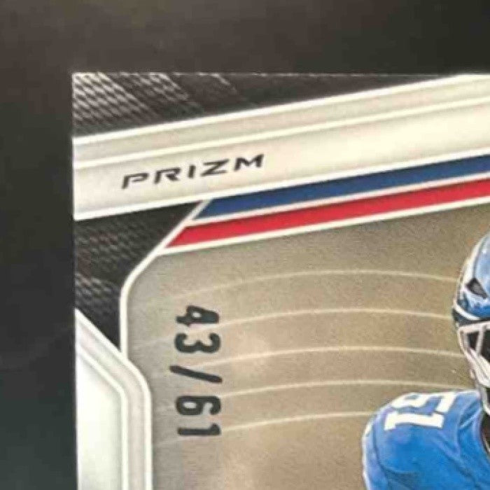 2025 Panini Prizm Abdul Carter Kangaroo Prizm /61 #394 RC New York Giants - Sports Cards