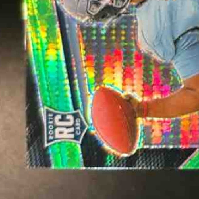 2025 Panini Prizm Cam Ward Neon Green Pulsar #352 RC Tennessee Titans - Sports Cards