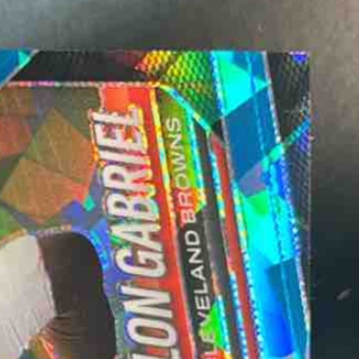 2025 Panini Prizm Dillon Gabriel Blue Ice 99/99 #372 RC Cleveland Browns - Sports Cards