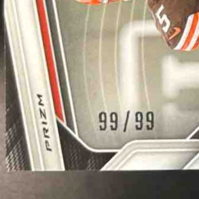 2025 Panini Prizm Dillon Gabriel Blue Ice 99/99 #372 RC Cleveland Browns - Sports Cards