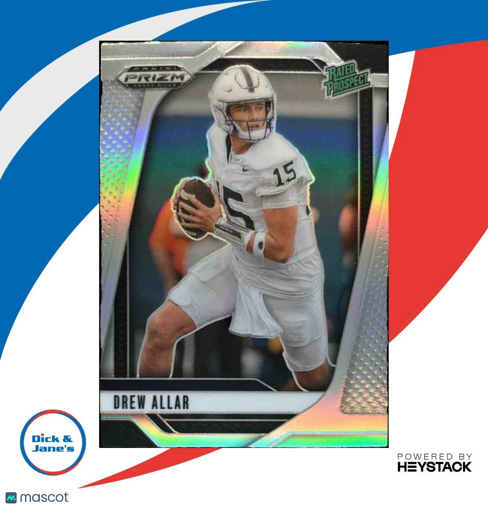 2025 Panini Prizm Draft Picks Drew Allar Silver #103 Penn State Nittany Lions - Sports Cards