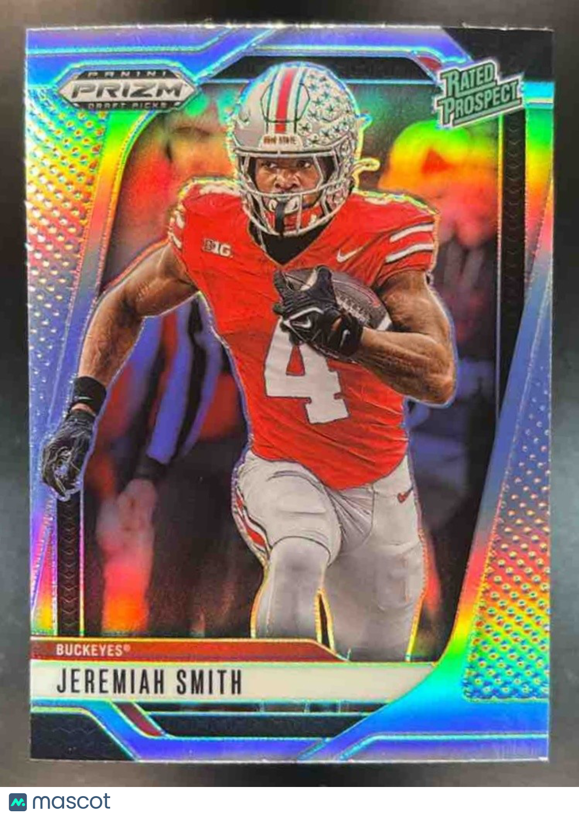 2025 Panini Prizm Draft Picks Jeremiah Smith Silver #160 Ohio State Buckeyes - Sports Cards