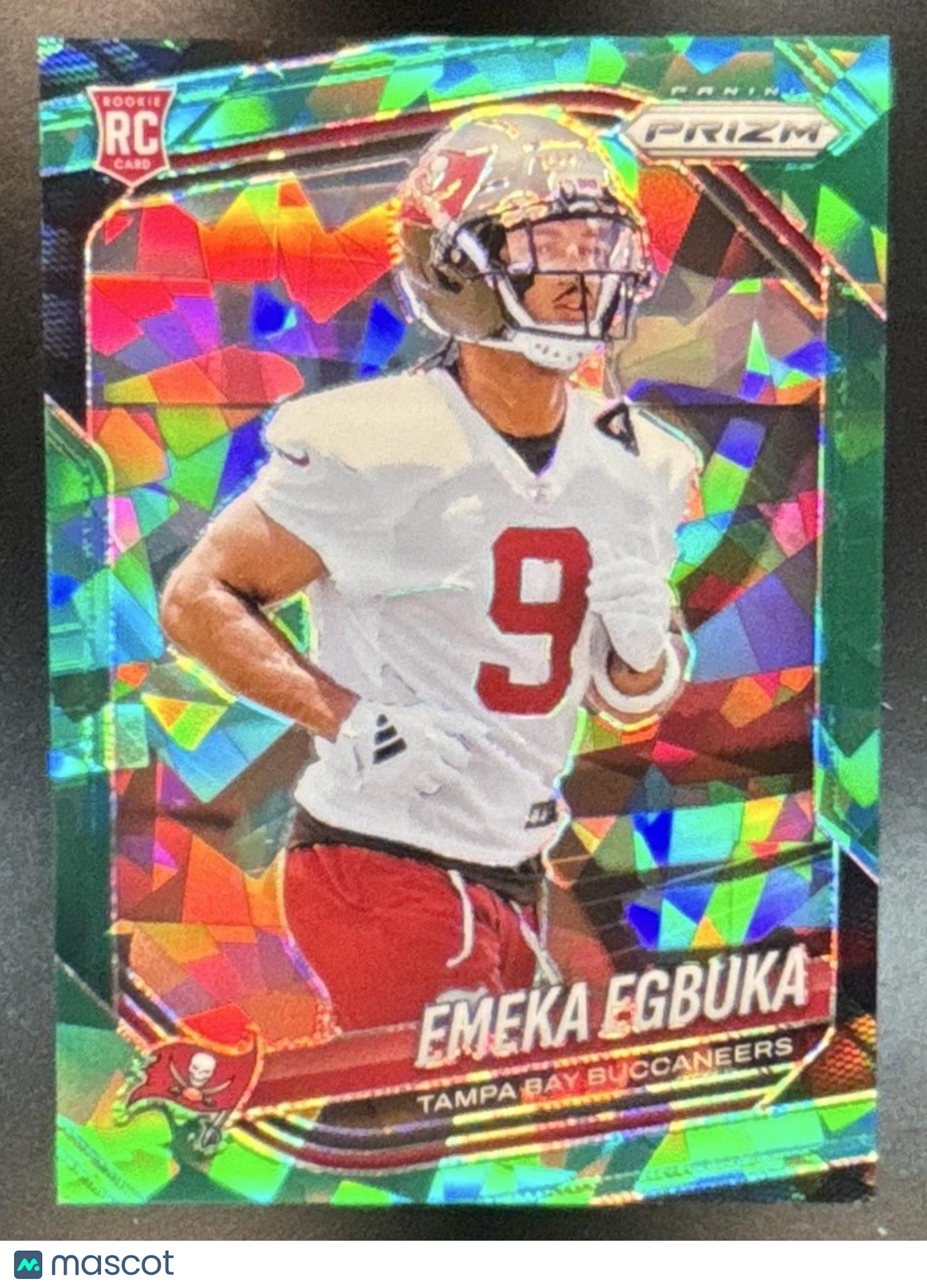 2025 Panini Prizm Emeka Egbuka Green Ice #351 RC Tampa Bay Buccaneers - Sports Cards