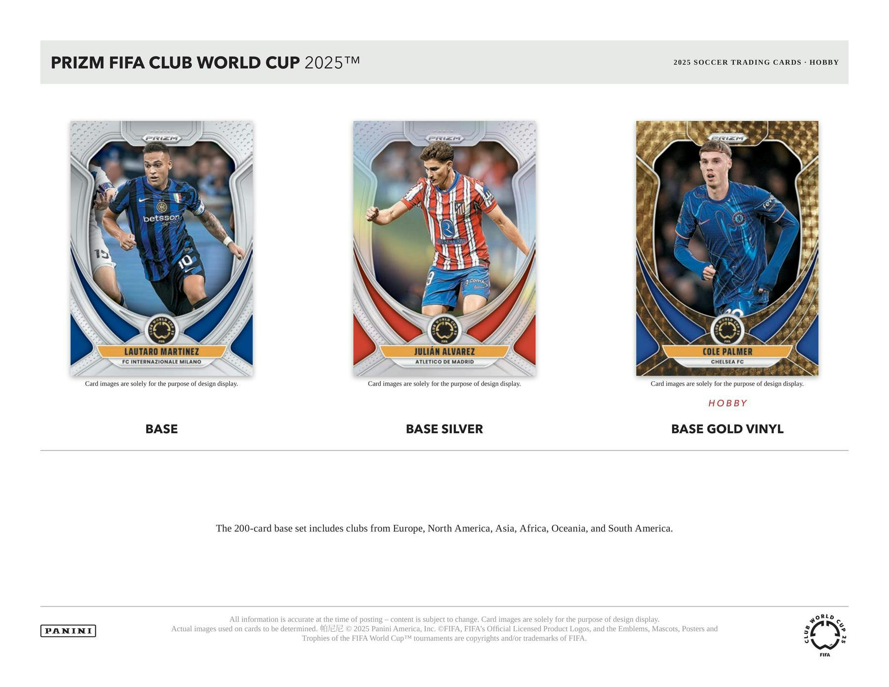 2025 Panini Prizm FIFA Club World Cup Soccer Hobby Box - Soccer