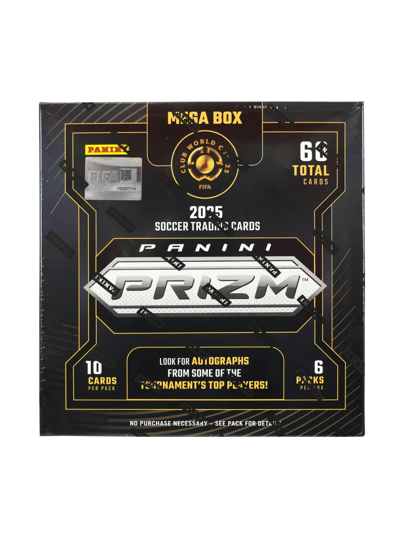 2025 Panini Prizm FIFA Club World Cup Soccer Hobby Mega Box - Soccer