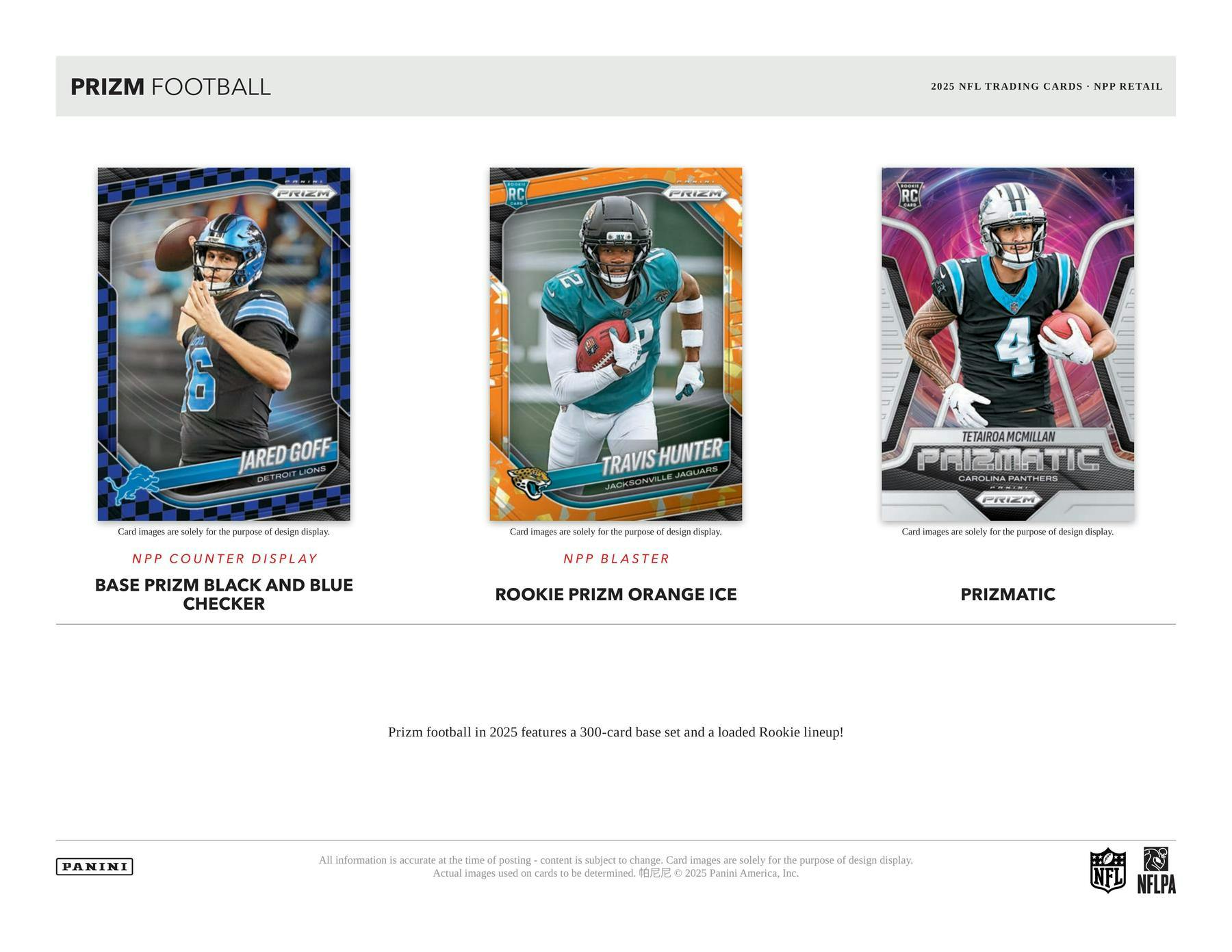 2025 Panini Prizm Football Jumbo Value Box (Green Flash Prizms!) Fat Pack - NFL Blaster Box