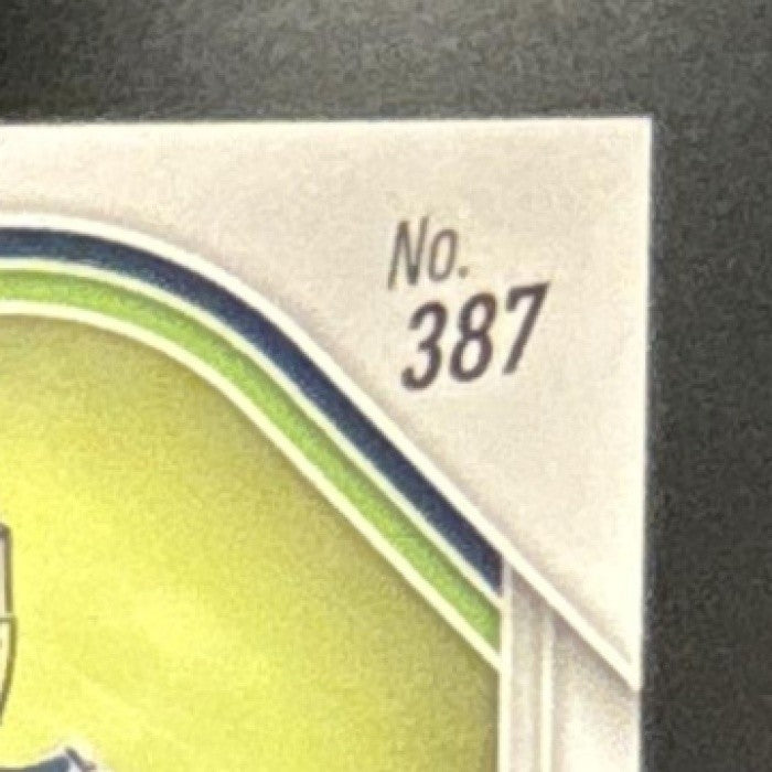 2025 Panini Prizm Grey Zabel Rookie Auto Silver #387 RC Seattle Seahawks - Sports Cards