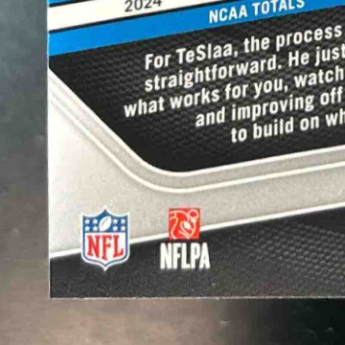 2025 Panini Prizm Isaac TeSlaa White Disco #316 RC Detroit Lions - Sports Cards