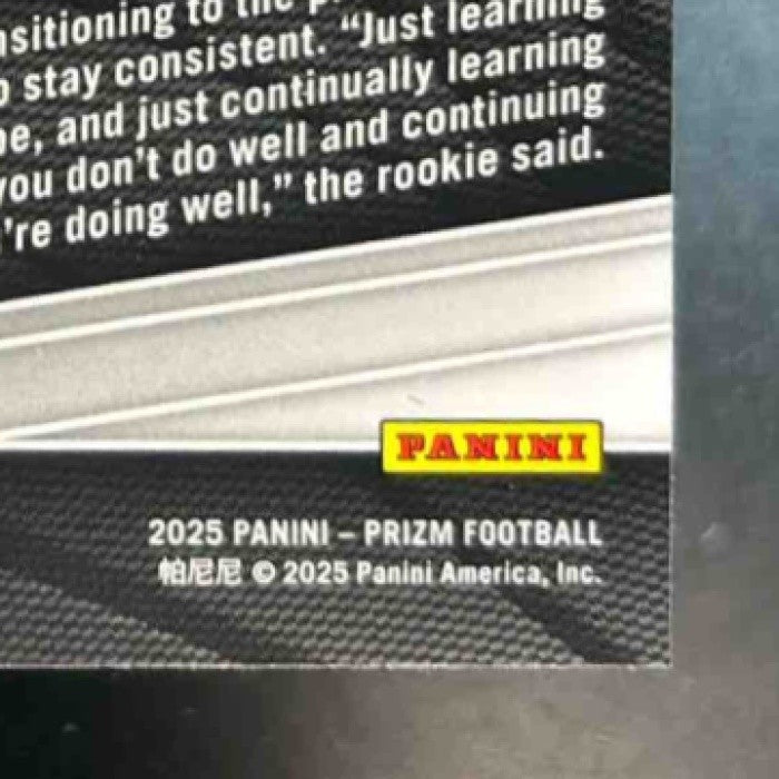 2025 Panini Prizm Isaac TeSlaa White Disco #316 RC Detroit Lions - Sports Cards