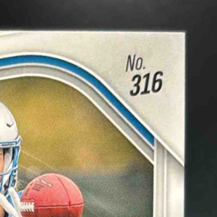 2025 Panini Prizm Isaac TeSlaa White Disco #316 RC Detroit Lions - Sports Cards