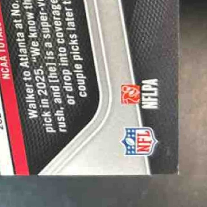 2025 Panini Prizm Jalon Walker Gold Wave /10 #398 RC Atlanta Falcons - Sports Cards
