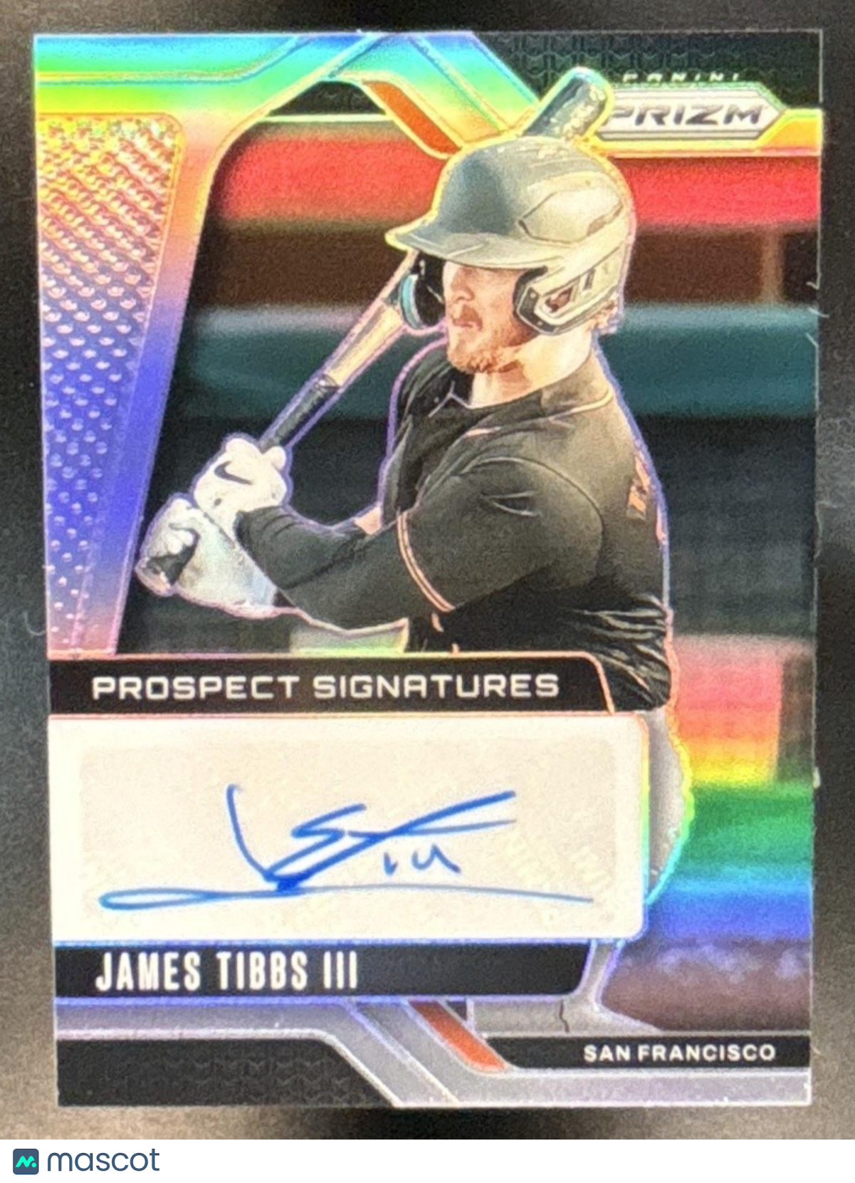 2025 Panini Prizm James Tibbs III Prospect Signatures Auto San Francisco Giants - Sports Cards