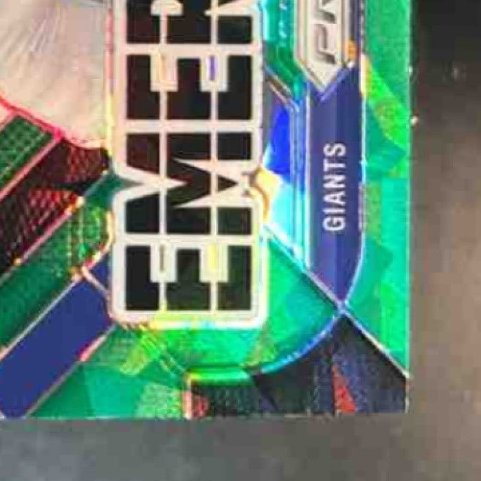 2025 Panini Prizm Jaxson Dart RC Emergent Green Ice #6 New York Giants - Sports Cards