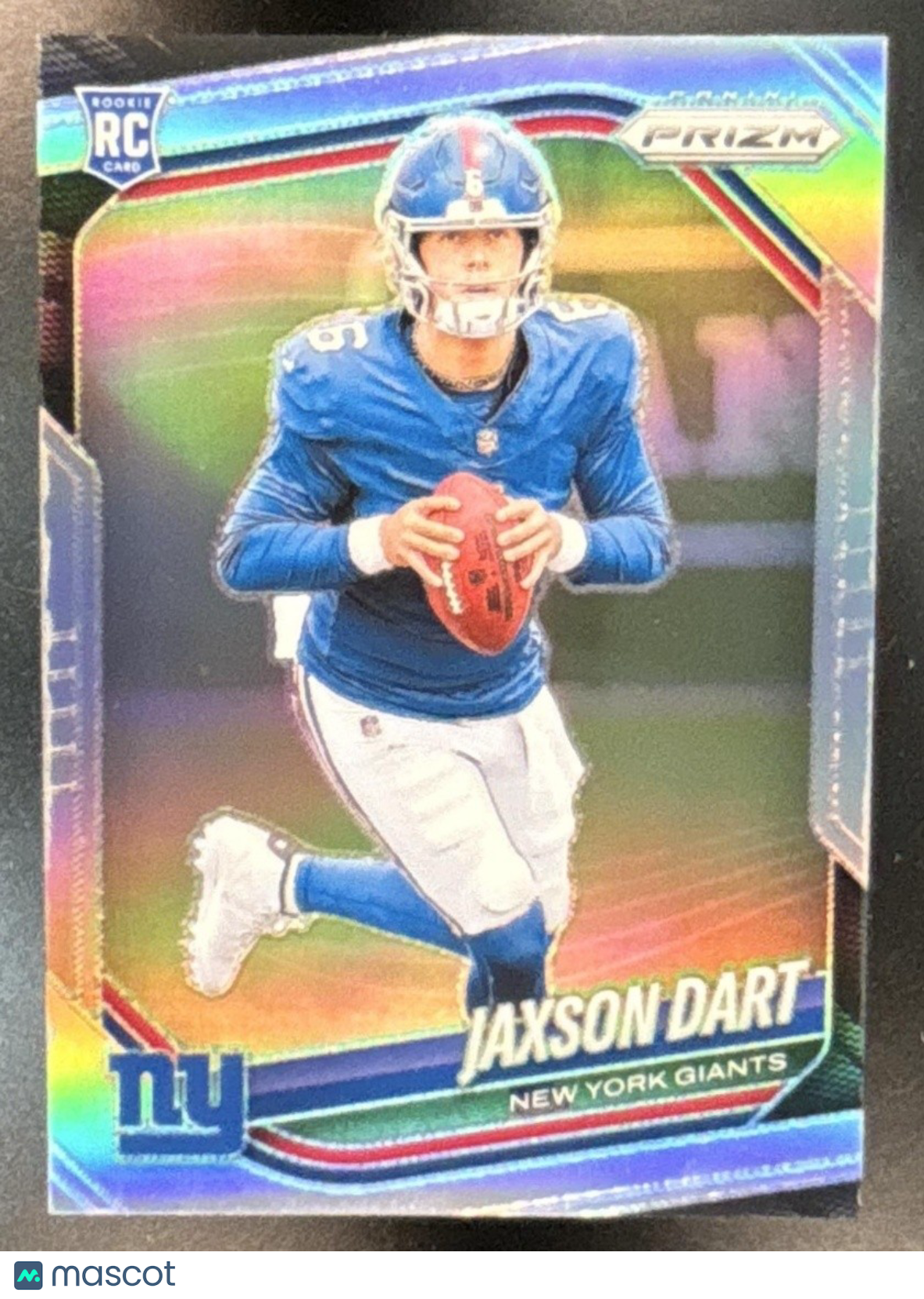 2025 Panini Prizm Jaxson Dart Silver #332 RC New York Giants - Sports Cards