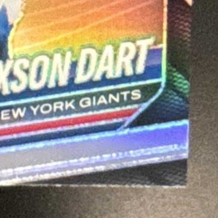 2025 Panini Prizm Jaxson Dart Silver #332 RC New York Giants - Sports Cards