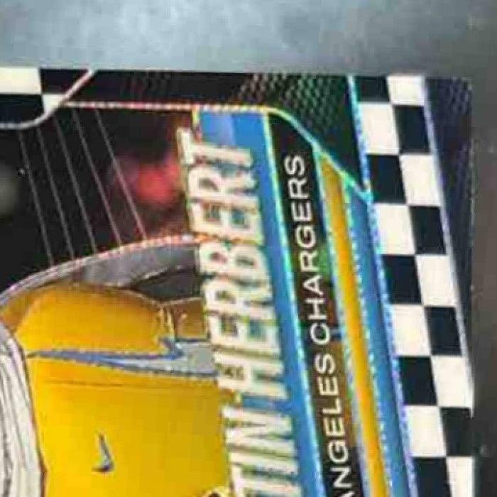 2025 Panini Prizm Justin Herbert Black & White Checker #215 Los Angeles Chargers - Sports Cards