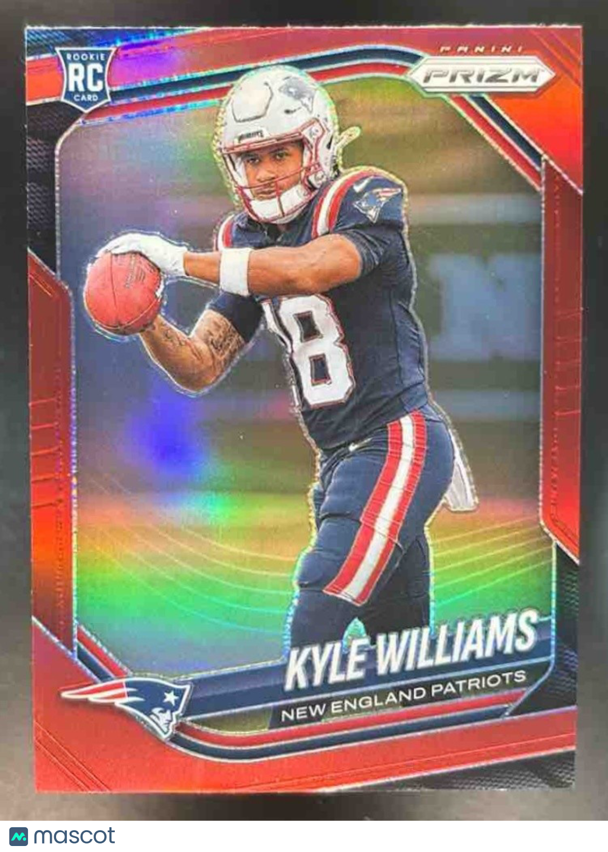 2025 Panini Prizm Kyle Williams Red #336 RC New England Patriots - Sports Cards