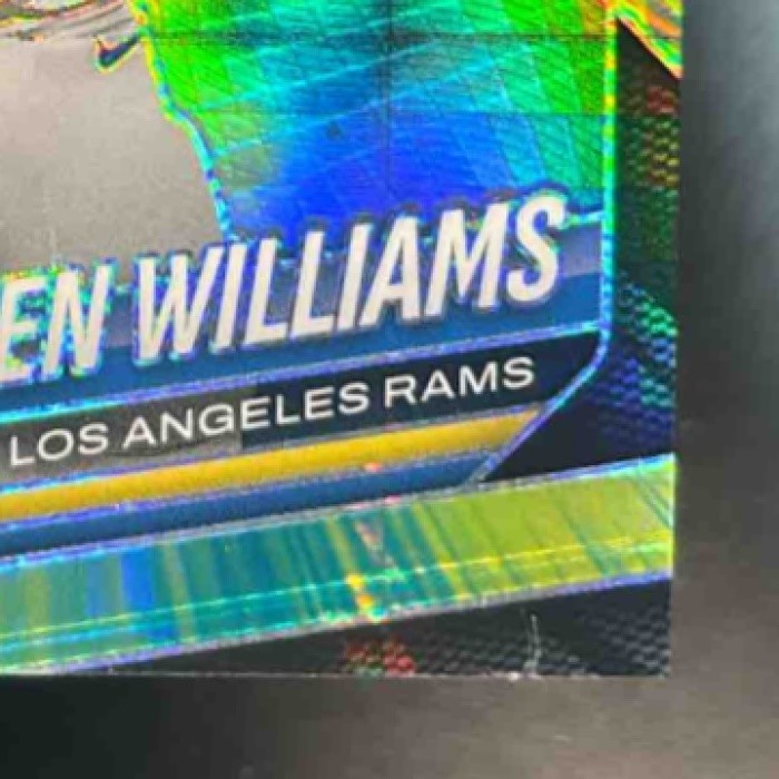2025 Panini Prizm Kyren Williams Hyper /200 #138 Los Angeles Rams - Sports Cards
