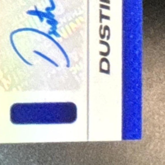 2025 Panini Prizm LIV Dustin Johnson Throwback Signatures Blue /99 Auto 4Aces GC - Sports Cards