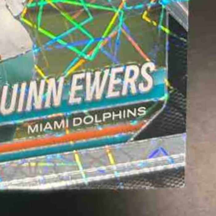 2025 Panini Prizm Quinn Ewers Lazer #307 RC Miami Dolphins - Sports Cards