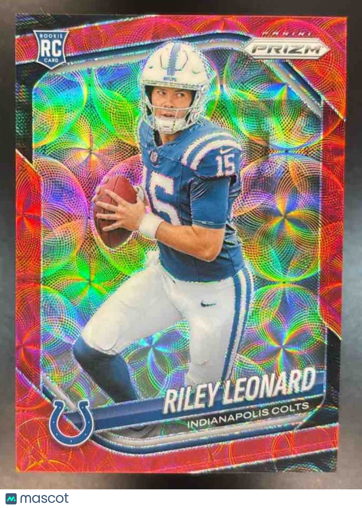 2025 Panini Prizm Riley Leonard Choice Red /20 #342 RC Indianapolis Colts - Sports Cards