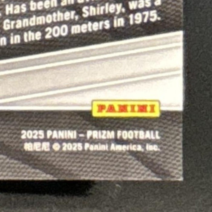 2025 Panini Prizm Travis Hunter Rookie Variations Mojo 1/25 418 Jaguars BOOKEND - Sports Cards