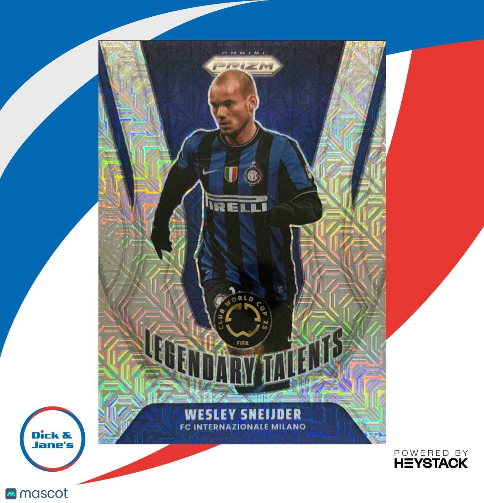 2025 Panini Prizm Wesley Sneijder Legendary Talents Mojo 7/25 #7 - Sports Cards