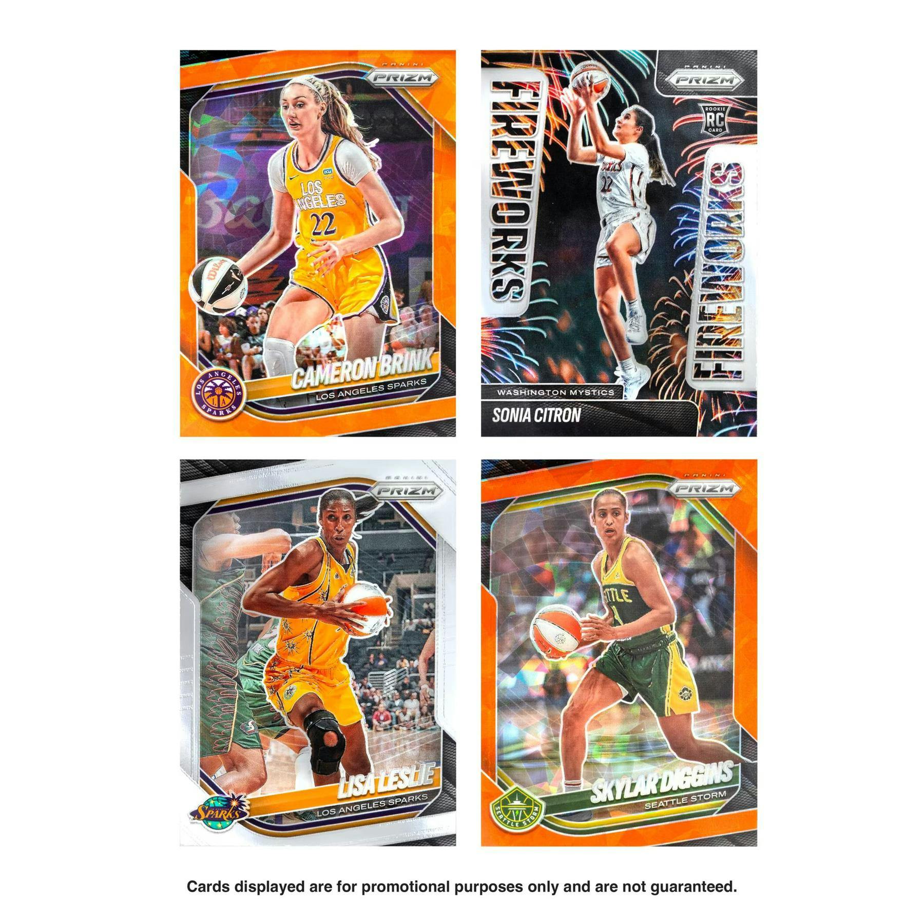 2025 Panini Prizm WNBA Basketball Hanger Box (Orange White or Gold Ice Prizms) - Blaster Box