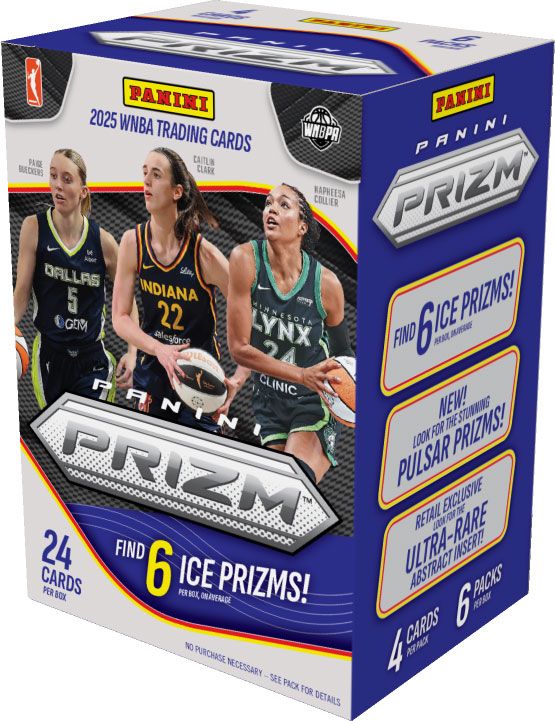 2025 Panini PRIZM WNBA Blaster Box (6 Ice Prizms) - Blaster Box