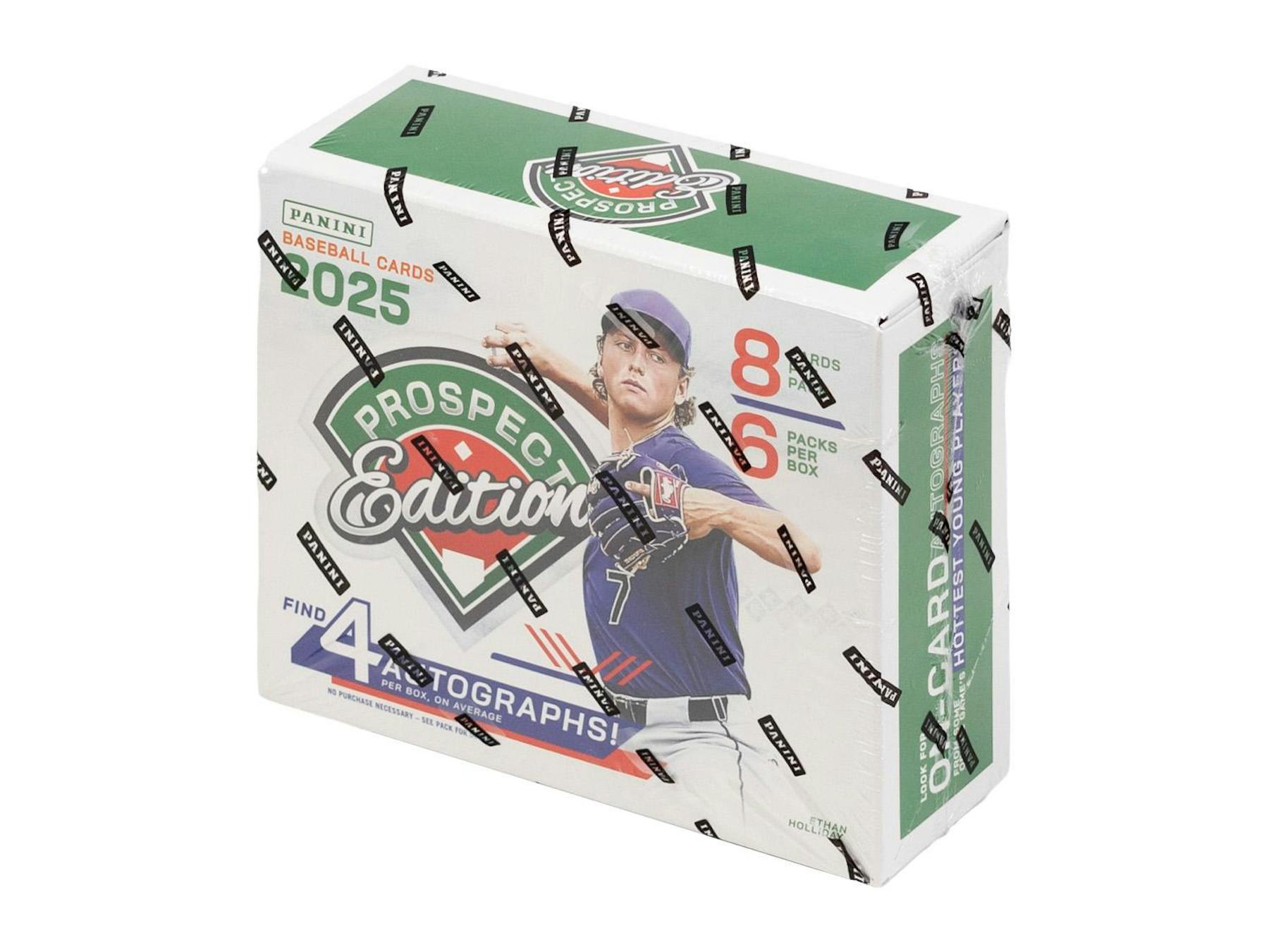 2025 Panini Prospect Edition Baseball Hobby Box (4 Autographs) Kaboom Chase! - Collectible Trading Cards