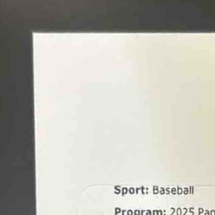 2025 Panini Prospect Edition Cam Caminiti Franchise Futures Auto REDEMPTION #17 - Sports Cards