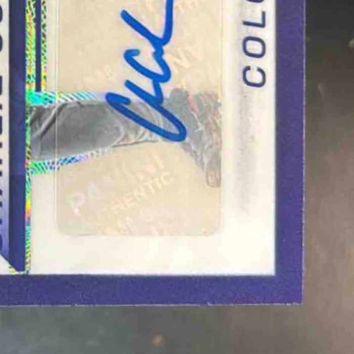 2025 Panini Prospect Edition Charlie Condon Purple Scope Auto /49 Rockies - Sports Cards