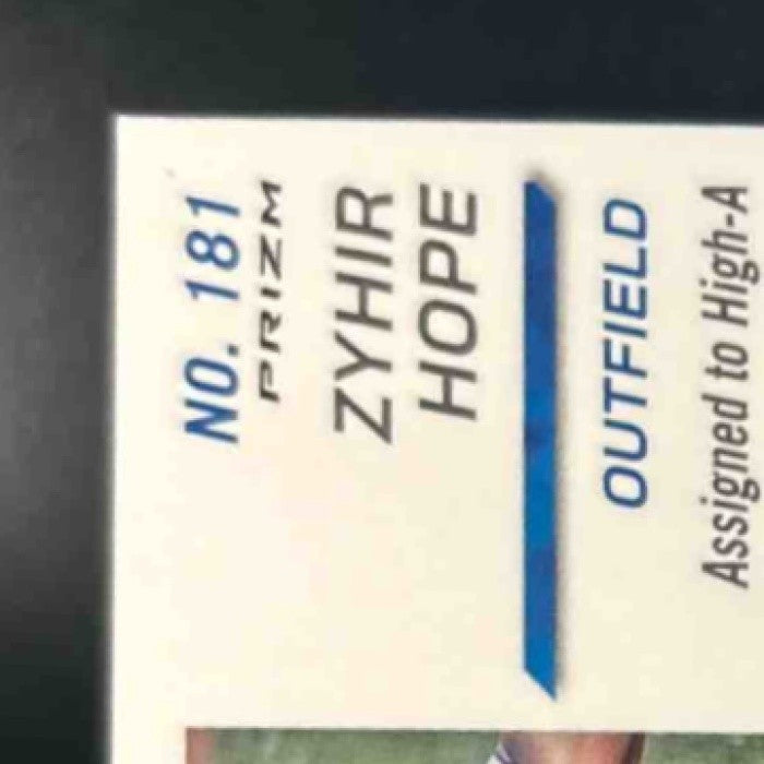 2025 Panini Prospect Edition Zyhir Hope Signatures Red Power 83/99 #181 Auto - Sports Cards