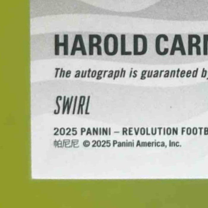 2025 Panini Revolution Harold Carmichael Signatures Swirl Auto Eagles - Sports Cards