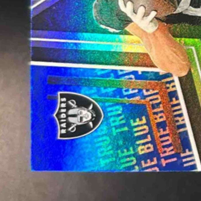 2025 Panini Rookies & Stars Brock Bowers True Blue /149 #12 Las Vegas Raiders - Sports Cards