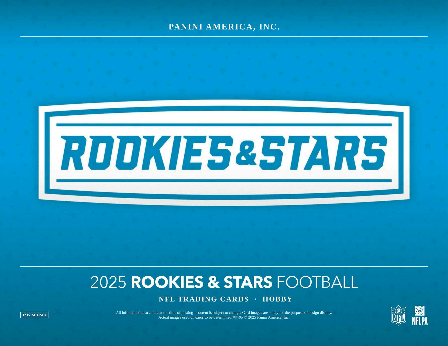 2025 Panini Rookies & Stars Football Hobby Box (2 Autos and 2 Mems) - Sports Collectibles