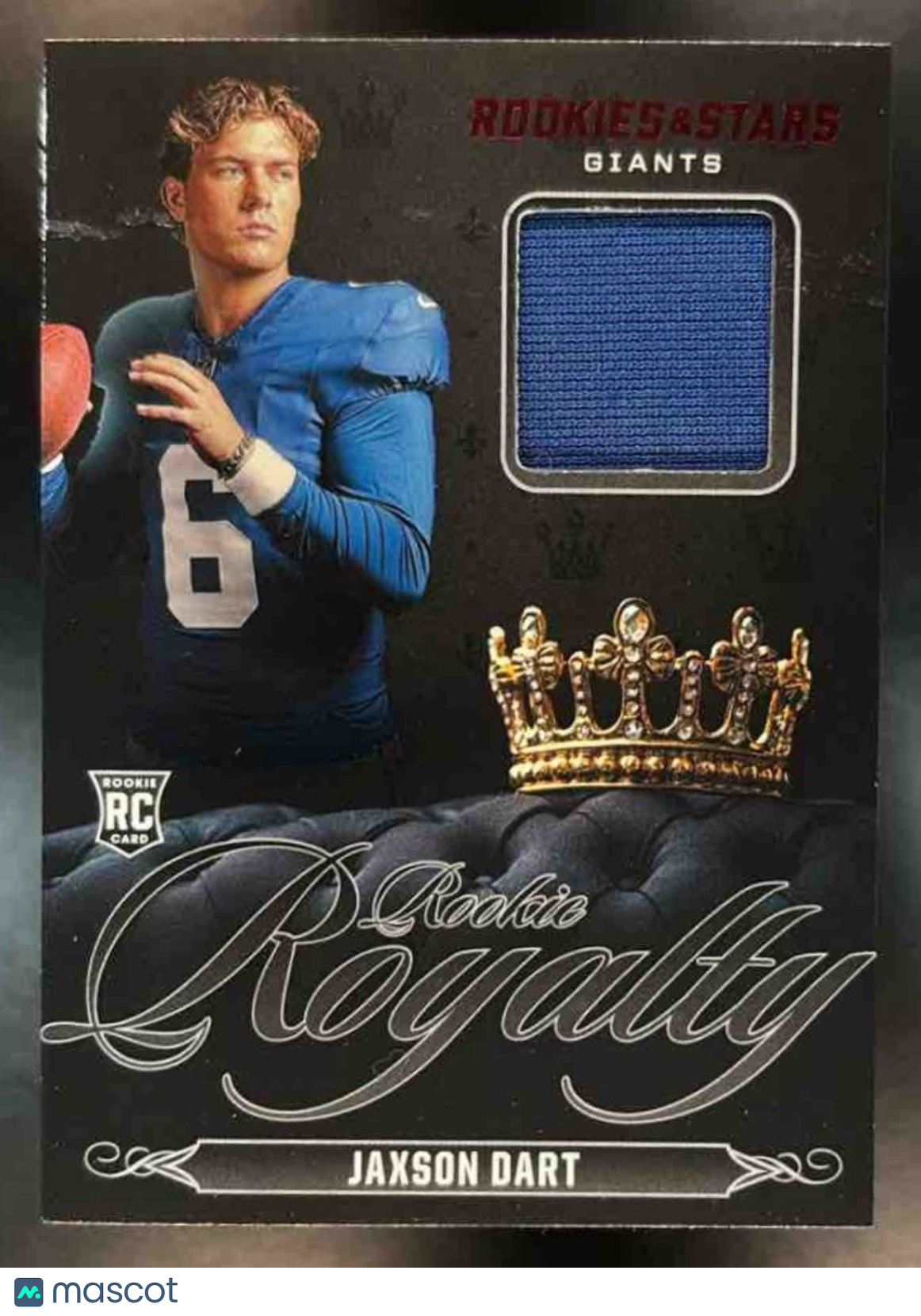 2025 Panini Rookies & Stars Jaxson Dart Rookie Royalty #RR-JDT MEM RC Giants - Sports Cards