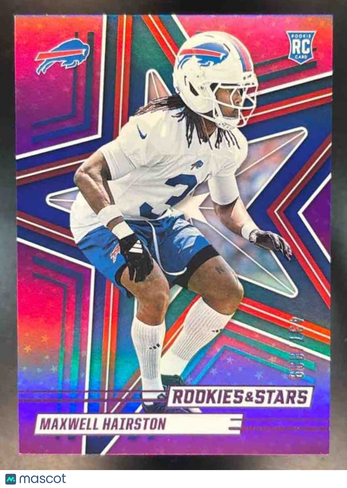 2025 Panini Rookies & Stars Maxwell Hairston Purple /999 #159 RC Buffalo Bills - Sports Cards