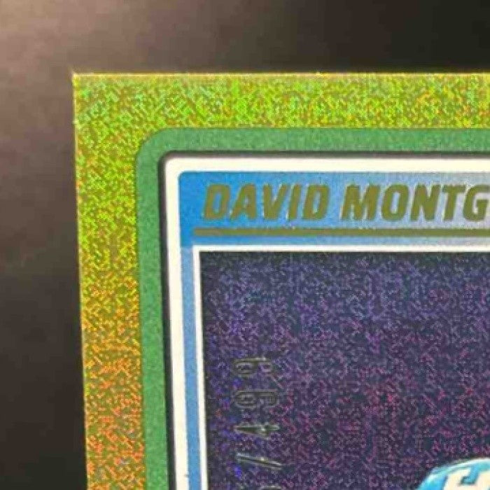 2025 Panini Score David Montgomery Dots Gold /499 #103 Detroit Lions - Sports Cards