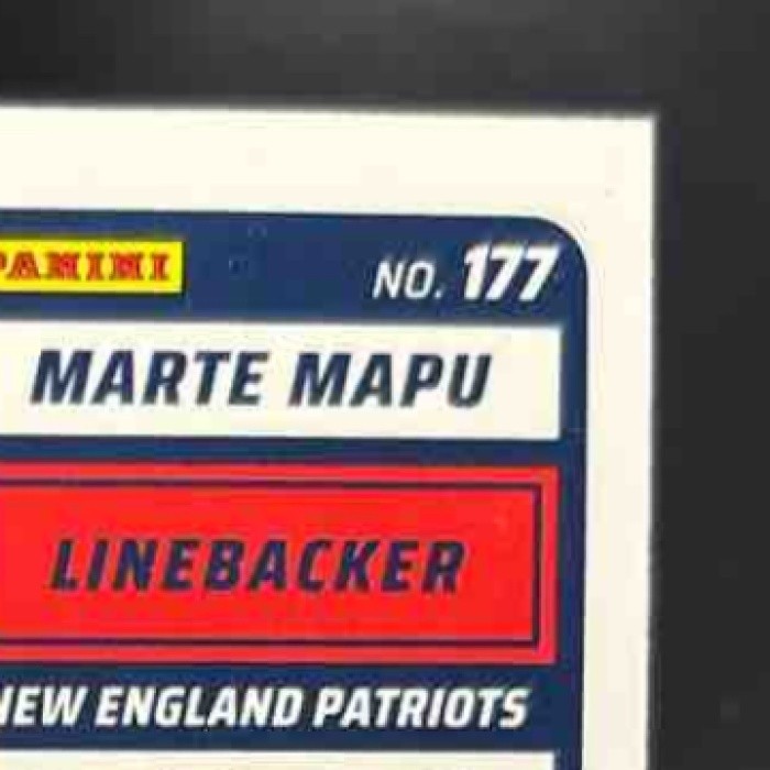 2025 Panini Score Marte Mapu Lava /799 #177 New England Patriots - Sports Cards