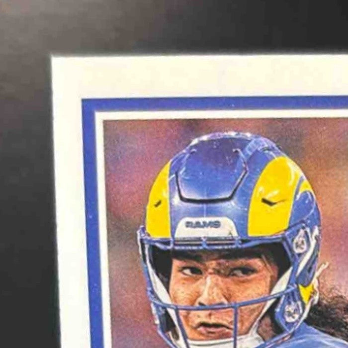 2025 Panini Score Puka Nacua Dots Gold /499 #120 Los Angeles Rams - Sports Cards