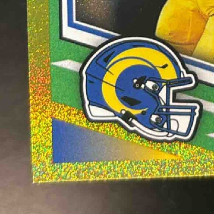 2025 Panini Score Puka Nacua Dots Gold /499 #120 Los Angeles Rams - Sports Cards