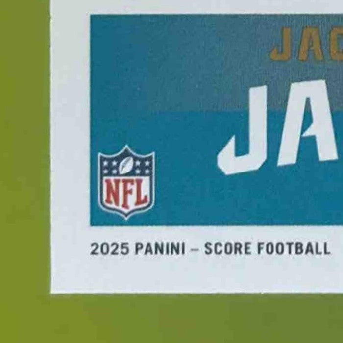 2025 Panini Score Travis Hunter Rookies Showcase 74/100 #20 Jacksonville Jaguars - Sports Cards