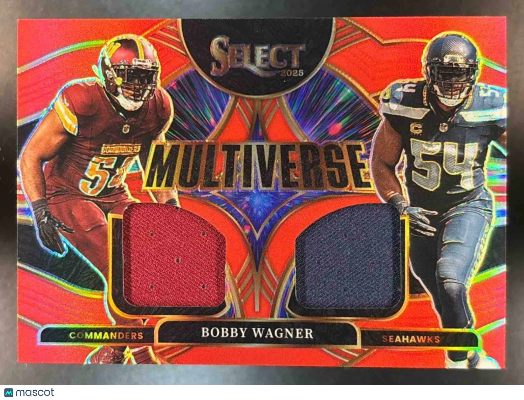 2025 Panini Select Bobby Wagner Multiverse Jerseys Red Prizm - Sports Cards