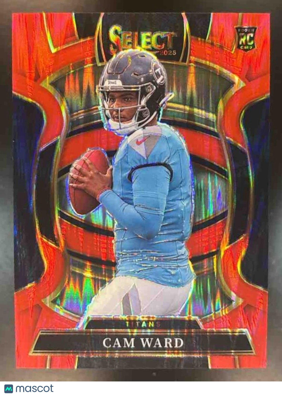 2025 Panini Select Cam Ward Concourse Red Shock /249 #26 RC Tennessee Titans - Sports Cards