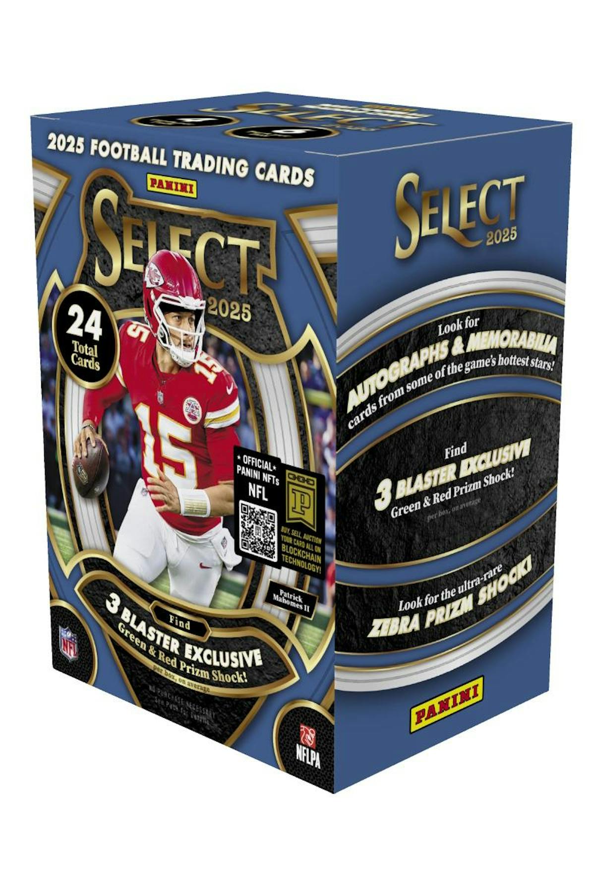 2025 Panini Select Football Hobby Blaster (Green/Red Shock) - NFL Hobby Box