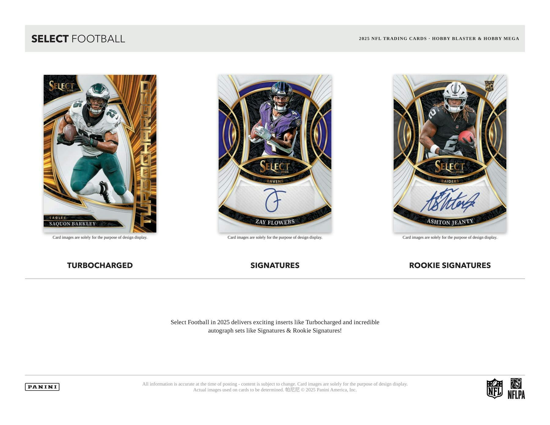 2025 Panini Select Football Hobby Blaster (Green/Red Shock) - NFL Hobby Box