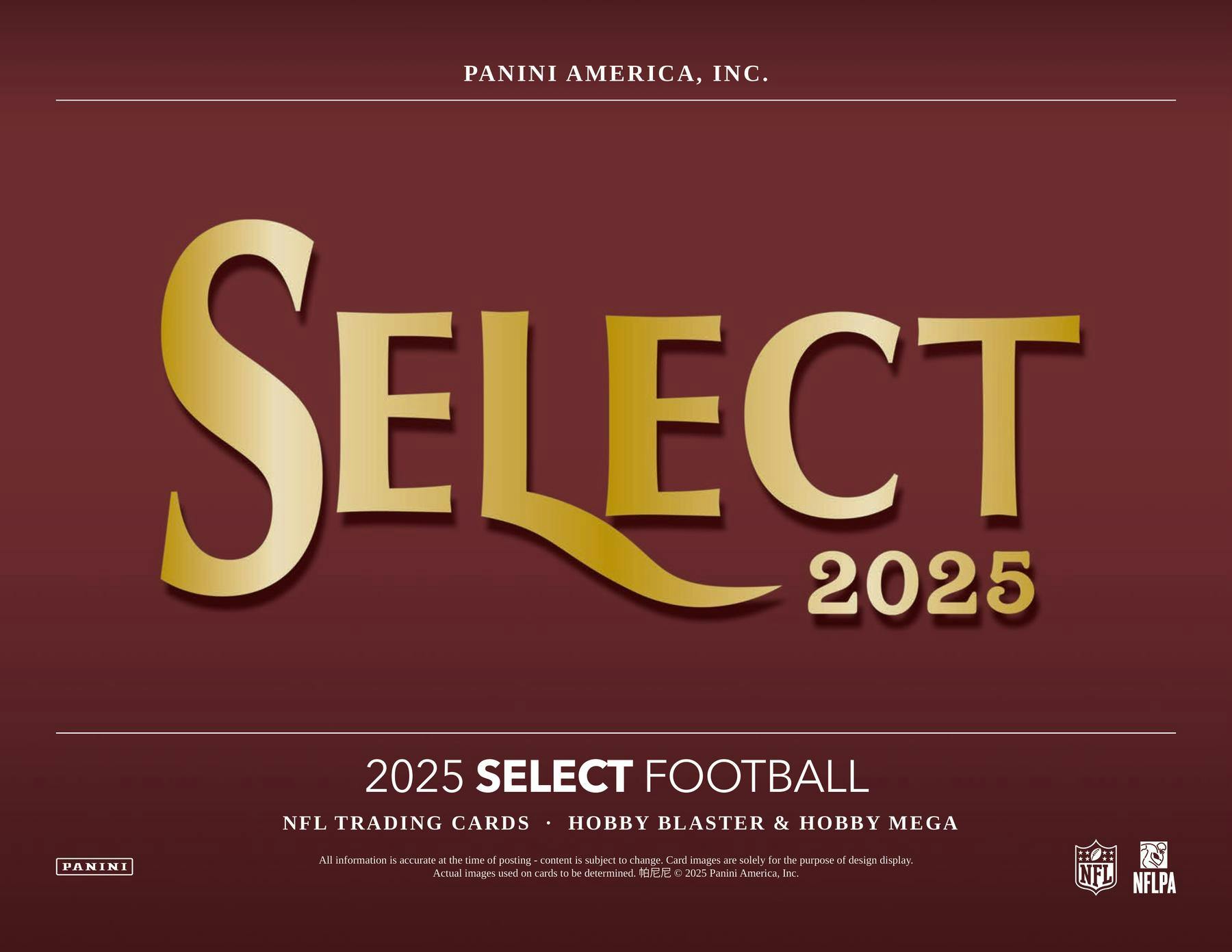 2025 Panini Select Football Hobby Blaster (Green/Red Shock) - NFL Hobby Box