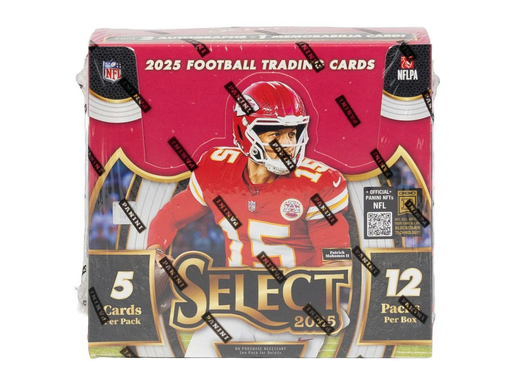 2025 Panini Select Football Hobby Box (2 Auto / 1 Mem) - NFL Hobby Box